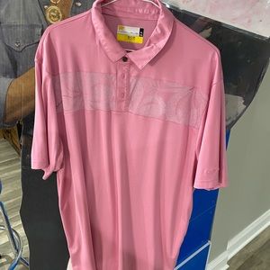 Men’s XL pink polo